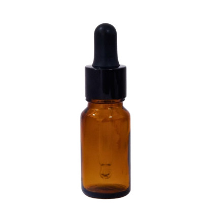 Amber Damlalıklı Cam Şişe 10 ML