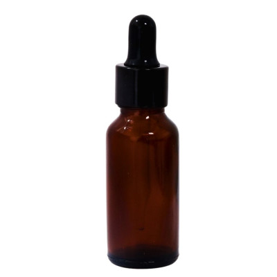 Amber Damlalıklı Cam Şişe 20 ML