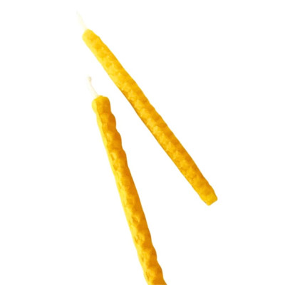 Doğal Balmumu Pasta Mumu 12'li