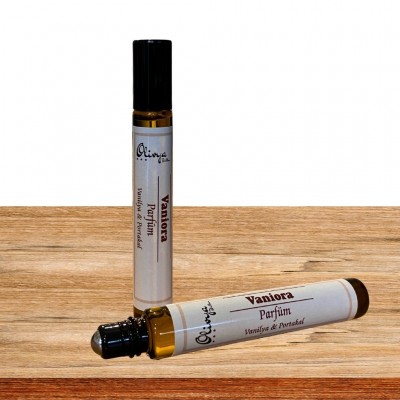 Vaniora – Doğal Roll-On Parfüm | Vanilya & Portakal (Yağ Bazlı)